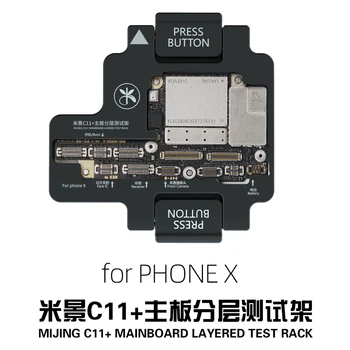 MiJing Pentru iPhone X Xs/Xs Max/11/11 Pro Max Logica Bord Testarea Funcției Superioare și Inferioare Bord Principal Tester de Întreținere de Prindere