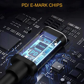 100W USB de Tip C, Rapid de Încărcare Cablu de Tip C-4.5x3.0mm Plug Convertor Dc Adaptor de Alimentare Conector pentru Hp Pavilion Envy Elitebook