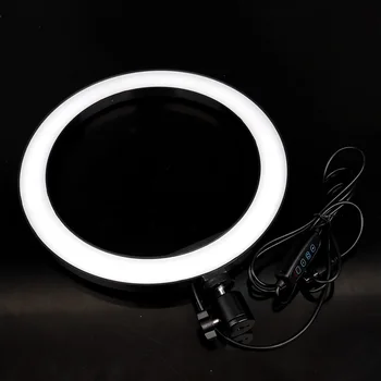 26cm 10 inch Estompat LED-uri de Lumină Inel de Lumină Video cu Clip Selfie Stick Masă Trepied pentru Youtube Fotografiere Live TikTok