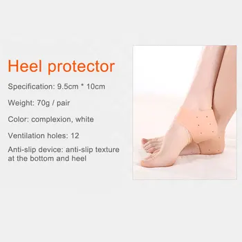 Toc Protector tampoane din Silicon Toc Pinten pentru insertii de pantofi Tampoane branțuri gel pad toc Toc silicon Reduce Durerea
