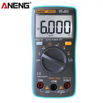 ANENG DT-AN8002 Multimetru Digital 6000Counts Auto Variind de Capacitate Metru AC DC Tensiune Metru Digital instrumente de Măsurare
