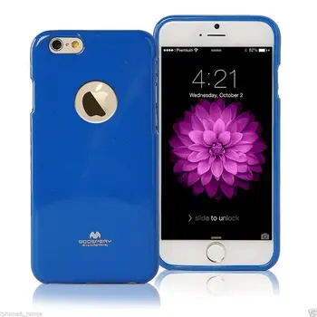Originala Mercury Goospery Culoare Perla Jelly Flexibil TPU Moale Caz Acoperire Pentru Apple iPhone 6 6S Plus