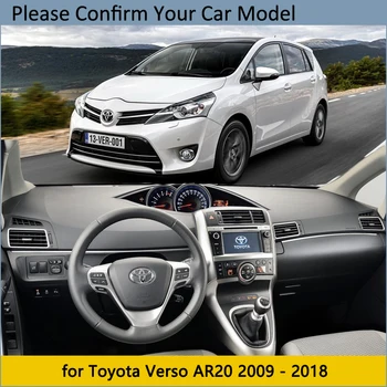 Tabloul de bord Capacul de Protecție Pad pentru Toyota Verso 2009~2018 AR20 SportsVan Accesorii Auto de Bord Parasolar Covor 2010 2017