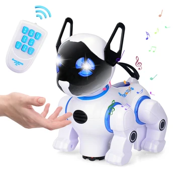 2.4 G Wireless de Control de la Distanță Inteligent Câine Electronic pentru animale de Companie pentru Copii de Învățământ lui Jucărie Dans Robot Câine fără cutie cadou de ziua T9