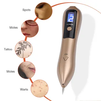 9 Nivel cu Laser, cu Plasmă Pen Mol Pistrui Îndepărtarea Dark Spot Remover LCD de Îngrijire a Pielii Punct Stilou Piele Negilor Tag Tatuaj Curat