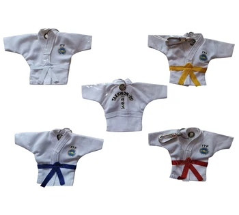 Moda Breloc Taekwondo ITF Uniformă Consumabile Desene animate Pandantiv Populare Taekwondo Kimono Sport Cadou Suvenir Buton Cheie cheie Rin