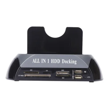 2.5/3.5 Inch Sata/Ide Hdd Caz Dual Bay Hard Disk Docking Station Cabina pentru a Câștiga 7/98/98/SE/me/2000/XP/VISTA