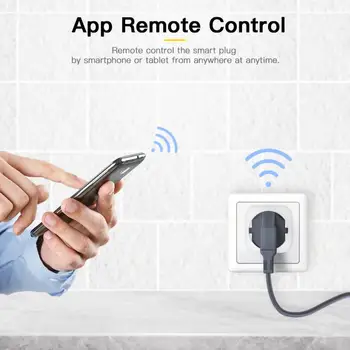 WiFi Smart Plug Inteligent UE Priza Tuya Voce de la Distanță de Control Comutator Senzor Lucra Cu Alexa Google Acasa Inteligent de Control Nou