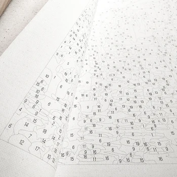 CHENISTORY 40x50cm Încadrată Faimoasa Cafea Peisaj Pictura De Numere Kituri Pentru Adulți Cadou Unic, Handmade, Decor Acasă Imagini