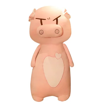 1buc 40cm, 60cm 80cm Desene animate porc umplute jucărie de pluș de porc perna papusa porc papusa mare exploatație de dormit roz drăguț papusa fetita ca
