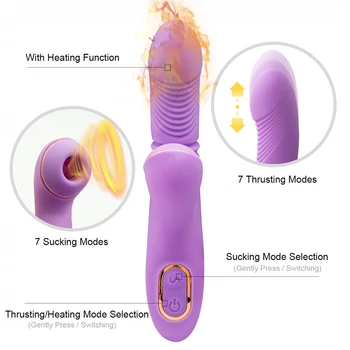 Penetrare Penis Artificial Fraier Suge Vibratorul Orgasm Fraier Stimulator Clitoridian G Locului De Aspirație Limba Vibrator Linge, Suge Vibrații