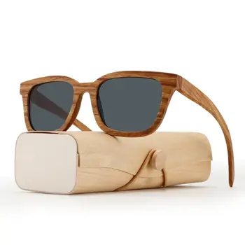 Nou stil vintage Polarizat ochelari de soare Barbati Femei ochelari de soare brand Plaja de Înaltă calitate din lemn ochelari de sex masculin Oculos de sol UV400
