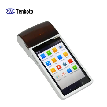 Terminal POS mobil Android PDA Punctul De Vânzare Mașină cu Imprimanta Camera WIFI Scanner de coduri de Bare 3G Dispozitiv POS