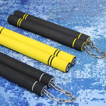 3 Pack Lanț De Oțel Stick Copii De Formare Practică Nunceag Incepatori Practica Siguranță Nunceag Arte Martiale Stick