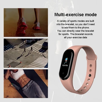 M5 Smart Band Fitness Tracker Smarthwatch Sport Band Digital Smartband Fitness Brățară Relojes Inteligente