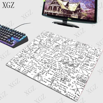 XGZ Matematice, Formule Chimice de Mari Dimensiuni Gaming Mouse Pad Calculator PC Gamer Mousepad Birou Mat Blocare Margine pentru CSGO, LOL Dota