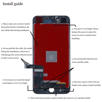 Pentru iPhone 8 Ecran LCD Înlocuirea Ansamblului Afișajului Tactil Digitizer Alb-Negru aparat de Fotografiat Suport Casca Butonul Home NU sunt incluse