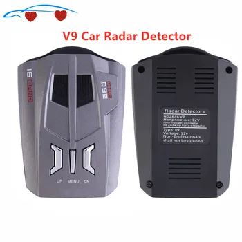 2020 Masina Detector de Radar V9 Display LED de Conducere Cafely & evitarea bine.V 9 Masina Anti Aparat De Fotografiat Viteză Semnal De Avertizare Detector De Radar