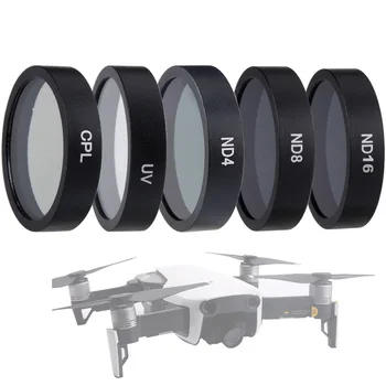FOTOFLY Pentru Mavic Aer Sticlă Optică Lentile cu Filtru UV CPL ND 8 16 32 Filtre Kit Pentru DJI Mavic Aer Drona 4K Gimbal Accesoriu Camera