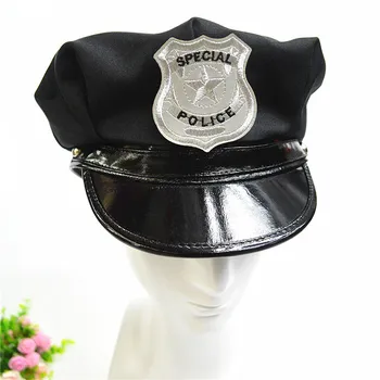 Noi Unisex Insigna Octogonal Militare Pălărie De Top Plat Capac De Poliție America Căpitanul Pălărie De Performanță Etapă Pălării Pentru Bărbați Și Femei