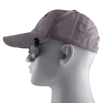 În aer liber Polarizate Pește Ochelari, Pălărie Viziere Sport Clipuri cu Capace Pe ochelari de Soare Pentru Pescuit, Ciclism Drumeții Golf, Ochelari de UV400