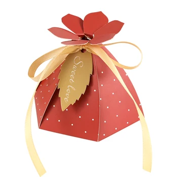 Cutie cadou Mica pungă de hârtie cutie de bomboane de invitati de nunta cadou caseta de Cookie/ multumesc cutie/ ziua Suveniruri de Nunta Decor