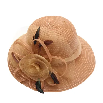 40# Femei Pălării La Modă Biserica Kentucky De Zi Cu Zi Capace Fascinator Bridal Tea Party Nunta Pălărie Doamnelor Elegante Pălării Fascinator