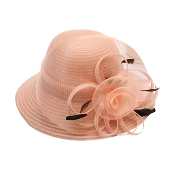 40# Femei Pălării La Modă Biserica Kentucky De Zi Cu Zi Capace Fascinator Bridal Tea Party Nunta Pălărie Doamnelor Elegante Pălării Fascinator