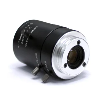 2MP 4-12mm IR LENTILE C-Mount 2.0 Mega Pixeli HD Industriale lentile Vari-Focal Iris Manual CCTV Obiectiv Pentru CCTV aparat de Fotografiat