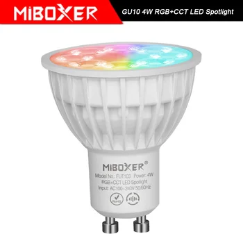 Miboxer 4W RGB+CCT LED lumina Reflectoarelor FUT103 GU10 FUT104 MR16 Bec led lampa de Dormitor, Restaurant, camera de zi Găti iluminat cameră