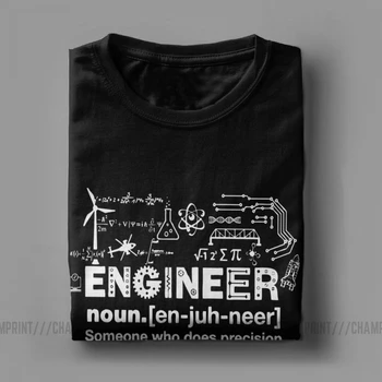 Inginer Umor Definiție Arhitect Tricouri Barbati Electrice, Mecanice Computer Geek Din Bumbac Tricouri Cu Maneci Scurte T Shirt