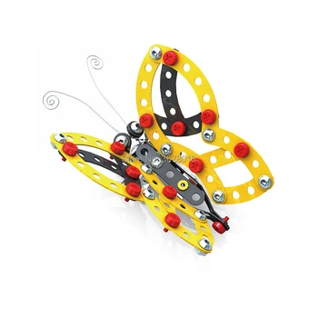 Asamblare Metalice Model Kituri De Jucărie Construirea De Puzzle-Uri De Metal Libelula Fluture Lăcustă Modele De Puzzle-Uri Kituri De Construcție Play Set