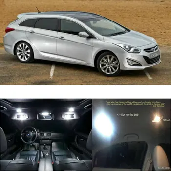 LED Lumini Auto de Interior Pentru Hyundai i40 hatchback camera dome harta lectură piciorul ușa lampa de eroare gratuit 14pc