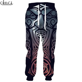 CLOOCL Moda Războinic Viking Tatuaj Nou Bărbați Femei Pantaloni Sport 3D de Imprimare de Vânzare Fierbinte Bărbați Hip Hop Pantaloni