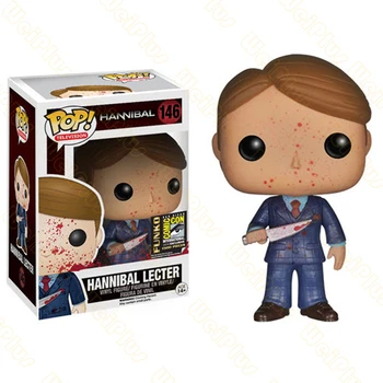FUNKO POP Hannibal 146# Lecter Vinil Cifrele de Acțiune brinquedos Modelul de Colectare de Jucării pentru Copiii cadou