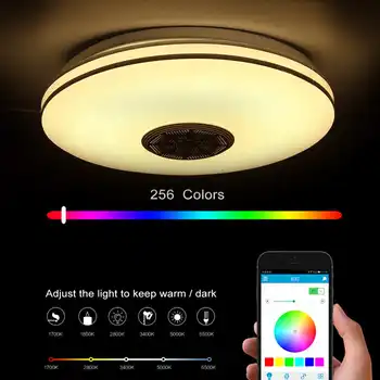 100W 85-265V Lumina de Tavan Led RGB Estompat de Muzică bluetooth Lampa cu Aplicație de Control de la Distanță Modern Lumini Plafon pentru Living