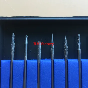 20buc/2Box Freze Dentare Exerciții de Azotat de Tungsten din Oțel 2.35 mm Laborator Dentar din Titan Nitrat de Carbura Freze Dentare Materiale de Laborator