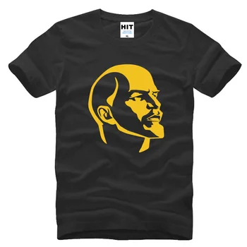 Urss Lenin Tricou Barbati Vara cu Maneci Scurte din Bumbac O-gât pentru Bărbați T-Shirt shubuzhi sus tees