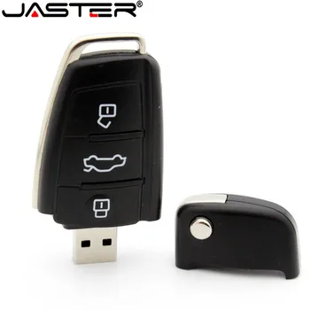 JASTER Cheie de Masina USB 2.0 Flash Drive 16GB 32GB 64GB Personaliza Pen Drive USB Memory Stick Original Cutie de Cadou dispozitiv de Stocare