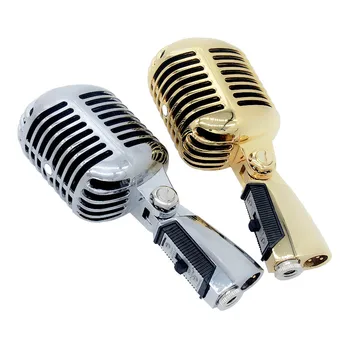 Microfon profesional 55SH Dinamic Karaoke Studio de Înregistrare prin Cablu Retro Capsula de Microfon Cântând Vocal Pentru Vintage Home KTV