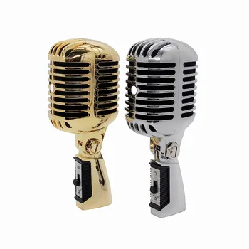 Microfon profesional 55SH Dinamic Karaoke Studio de Înregistrare prin Cablu Retro Capsula de Microfon Cântând Vocal Pentru Vintage Home KTV