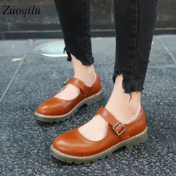 2020 Nou Student Japonez Lolita Pantofi Fete Pantofi Student Femeie JK Navetiști Uniformă PU Piele Pantofi Platforma, Pantofi de sex Feminin