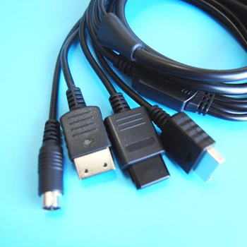 Multi in 1 cablu S-Video Cablu RCA AV Cablu pentru Sega Saturn SS dreamcast PS1 PS2 SNES N64 NGC