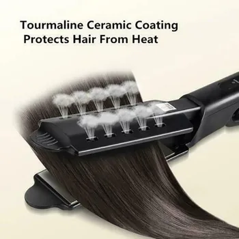 Îndreptat părul Patru viteze de reglare a temperaturii Ceramic Tourmaline Ionic Apartament Fier de Plisat Îndreptat Părul Pentru Femei