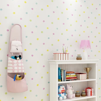 New Sosire Puncte Colorate Tapet pentru Camere de Copii Minunat pentru Copii Dormitor Murale, imagini de Fundal Papel de Parede Infantil QZ018