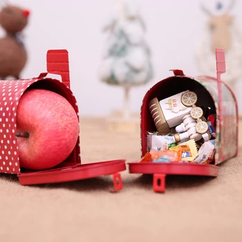 Copii Crăciun Copil Fier Poștală Bomboane Cadou Recipient De Sticla Borcan Baby Shower Cadou Decor De Depozitare Cutie De Vacanță De Crăciun