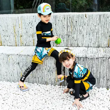 2020 Moda coreeană mama /tatăl și fiica de costume de baie familie meci de copil/barbati/femei UV rash guard costume de baie costum de baie surf