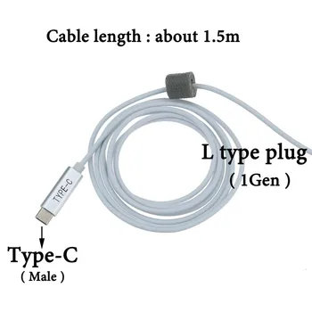 USB TIP C la L / T de Tip Plug Converter computer conectați T capul L cap de serie PD Putere Cablu de Încărcare Pentru M-Carte de Aer Pro laptop