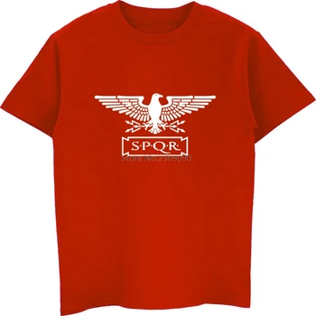 Imperiul Roman SPQR Vultur tricou Barbati din Bumbac Tricou Maneca Scurta Senatus Populusque Romanus Tricou Hip Hop Teuri Topuri Streetwear