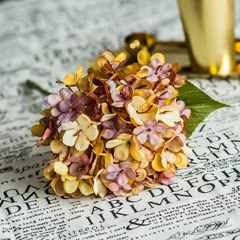 Hortensie Multicolore Flori Artificiale Bud Flori False Buchet DIY Petrecere Acasă Decorare